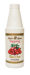 Топпинг Dolce Rosa фруктово-ягодный Клюква, 1000г
