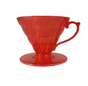 Воронка пластиковая для приготовления кофе (красная) Ябодр VD-02R