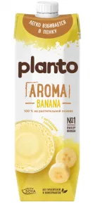 Напиток соево-банановый PLANTO Banana, 1л., (112)